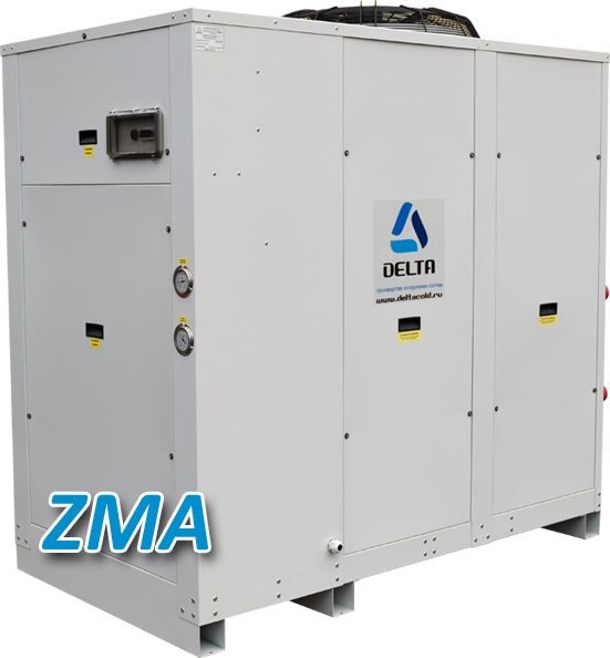 Моноблочные чиллеры ZMA с воздушным охлаждением конденсатора