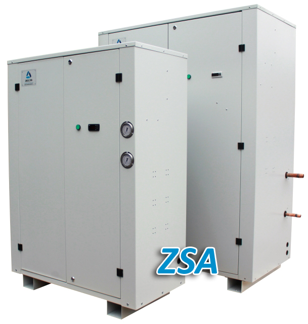 Чиллеры шкафного типа ZSA с выносным конденсатором воздушного охлаждения